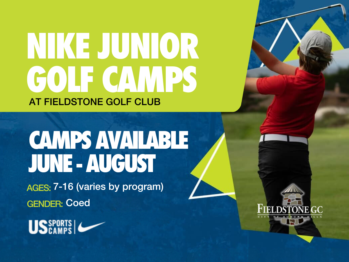 Nike Junior Golf Camps at Fieldstone golf club