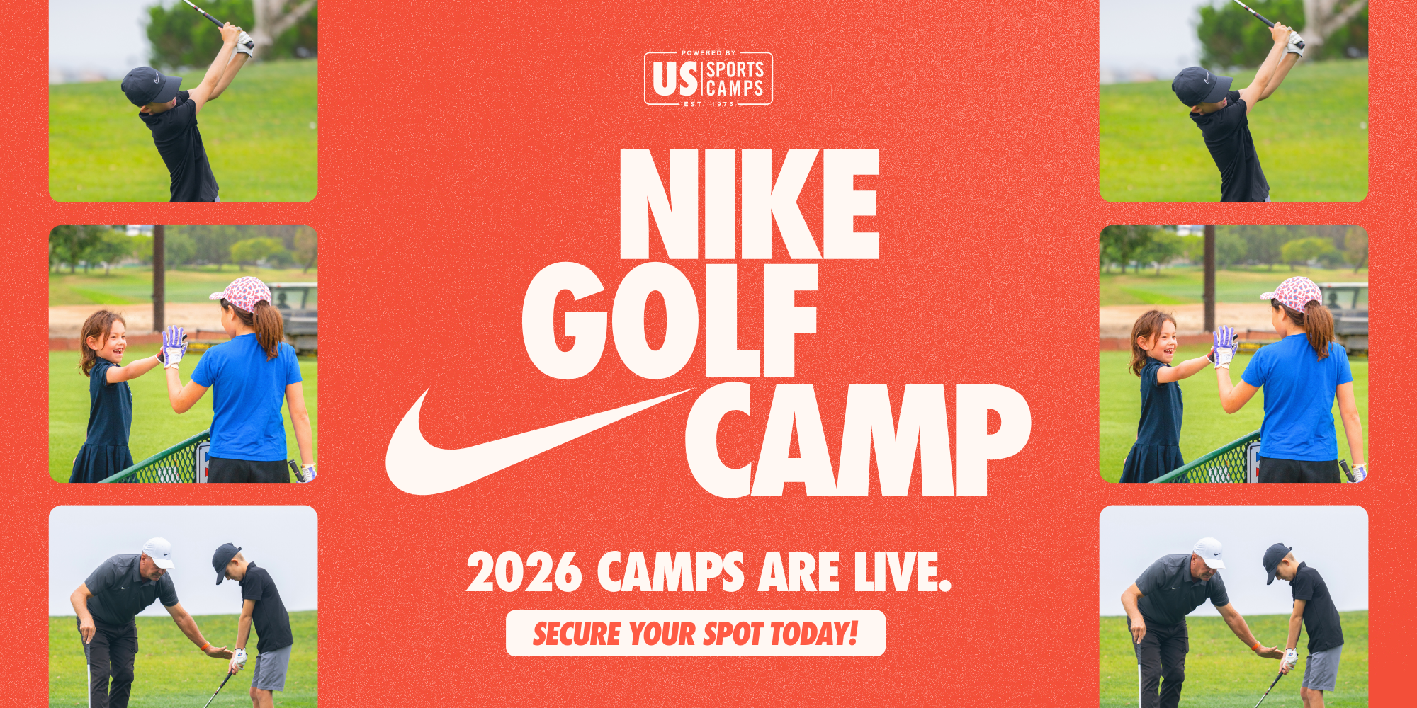 2026 Nike Junior Golf Camps with junior golfers