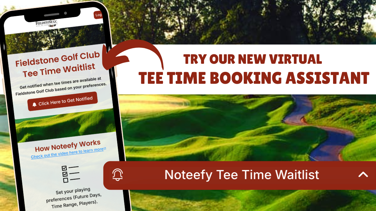 Noteefy – Our NEW Tee Time Booking Assistant
